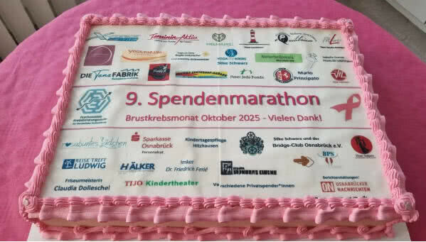 Spende f&uuml;r die Osnabr&uuml;cker Krebshilfe 2025